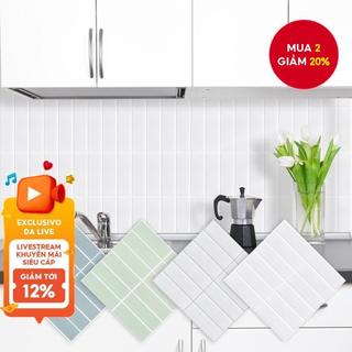  Gạch ốp lưng cho vỏ và dính nhà bếp Nâng cấp mới Tự dính 12 "x 12" Vỏ và dán cao cấp lớn cho nhà bếp dán gạch cho nhà bếp 
