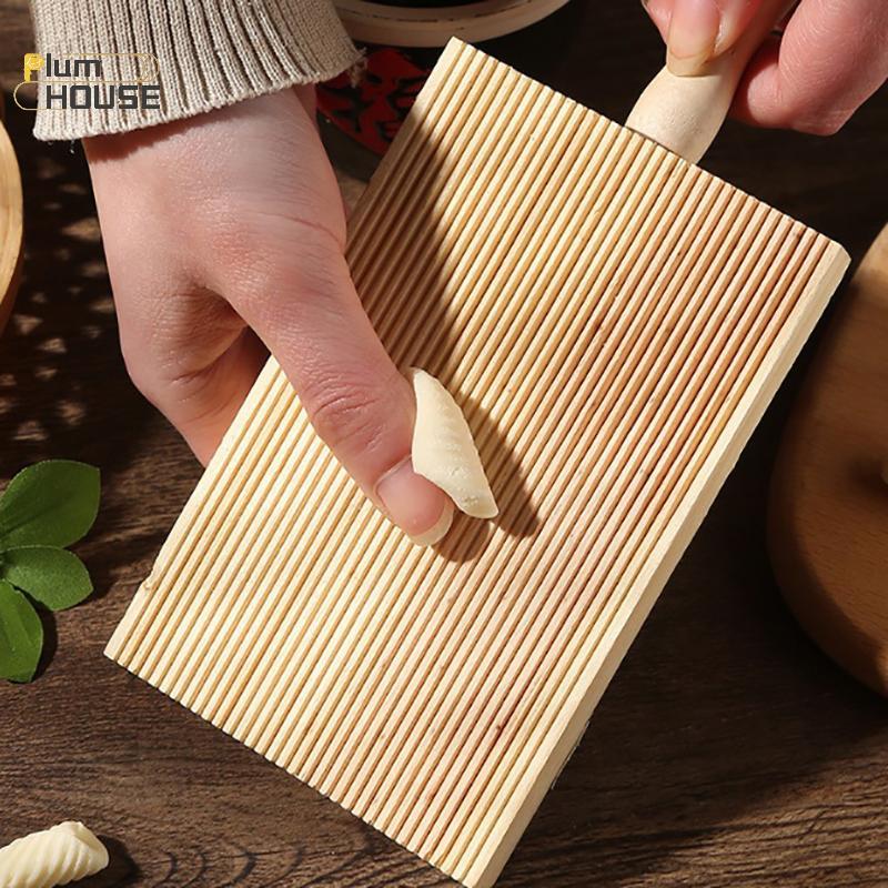 PlumHOUSE Ý Fantes Gnocchi Board Gỗ Bếp Dụng Cụ Nướng Bánh Pasta Maker VN