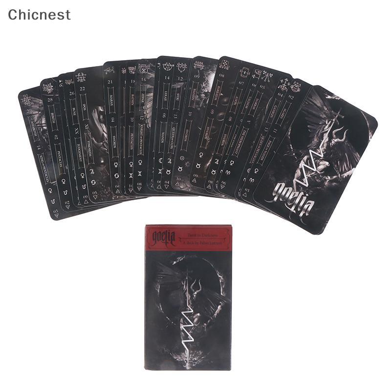 [Chc] Goetia in Darkness Cards Oracle Cards Trò chơi bảng bói toán tiên tri [VN]