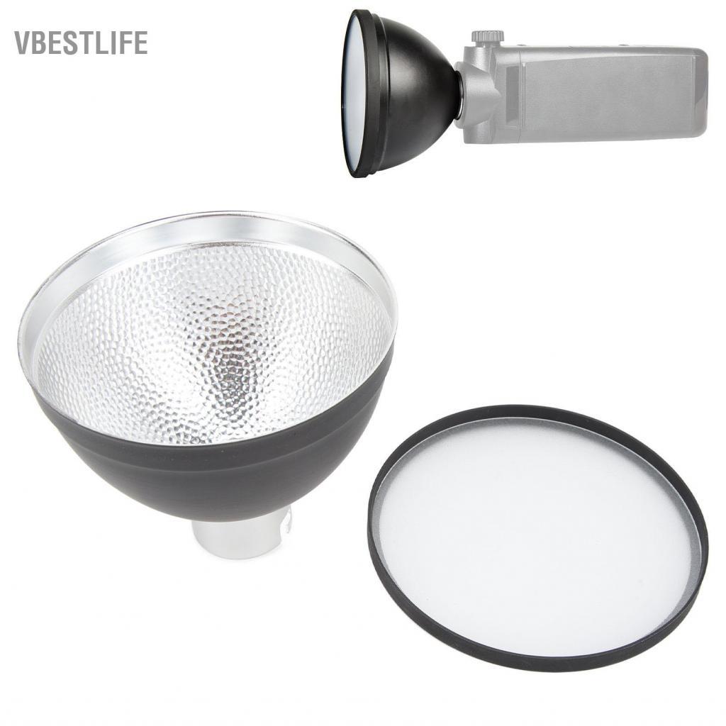 VBESTLIFE Bộ phản xạ tiêu chuẩn với bộ khuếch tán mềm Hiệu ứng ánh sáng Flash Speedlite Phụ kiện cho