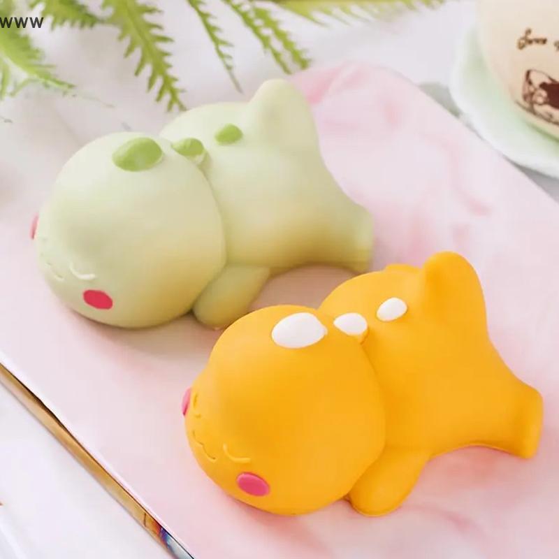 (Hi) khuôn silicon khủng long để trang trí bánh pudding và bánh-Bán phim hoạt hình khủng long xanh