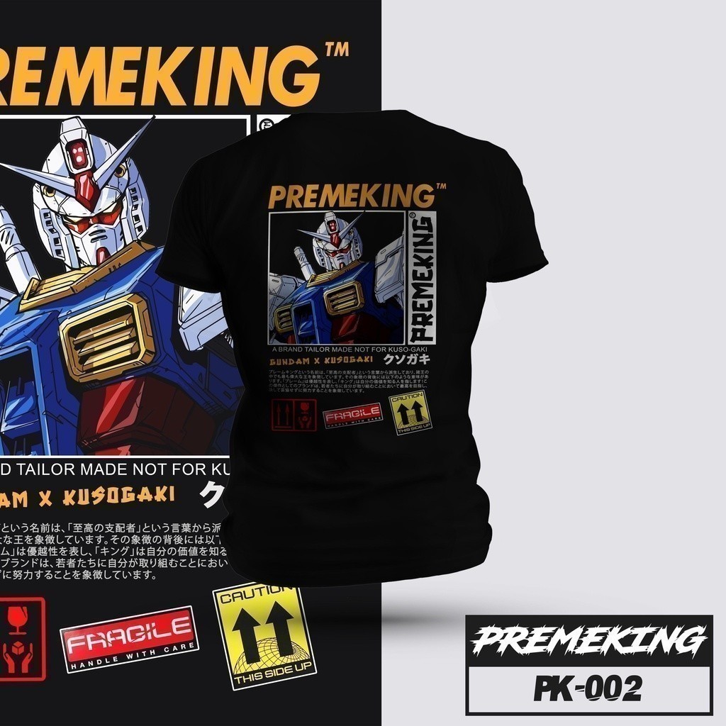 Thời trang 2025 mát mẻ ÁO THUN ANIMAL GUNDAM PK-002 200 GSM