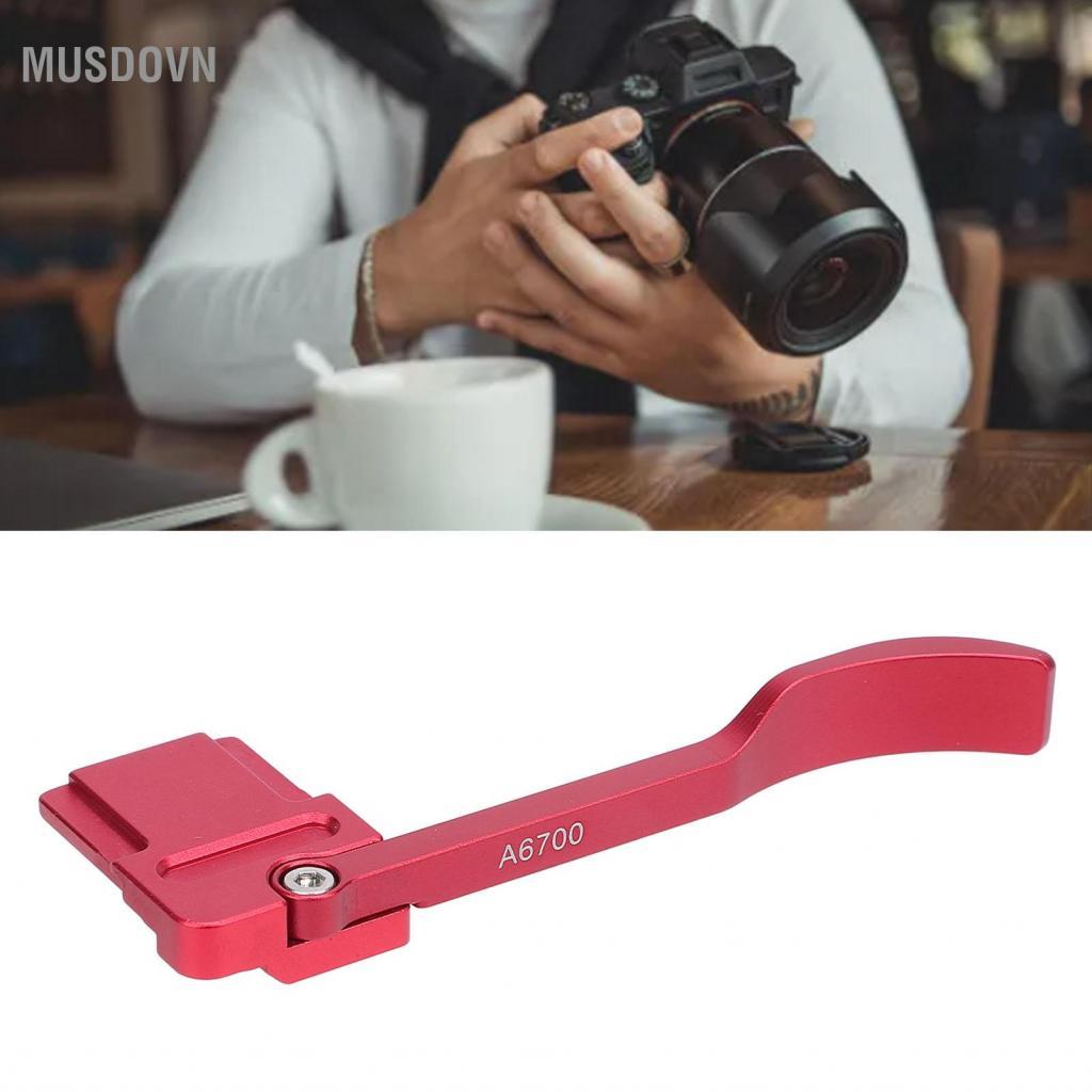 Musdovn Camera Thumb Grip Tay cầm bằng hợp kim nhôm Dễ dàng cài đặt Anodized cho A6700