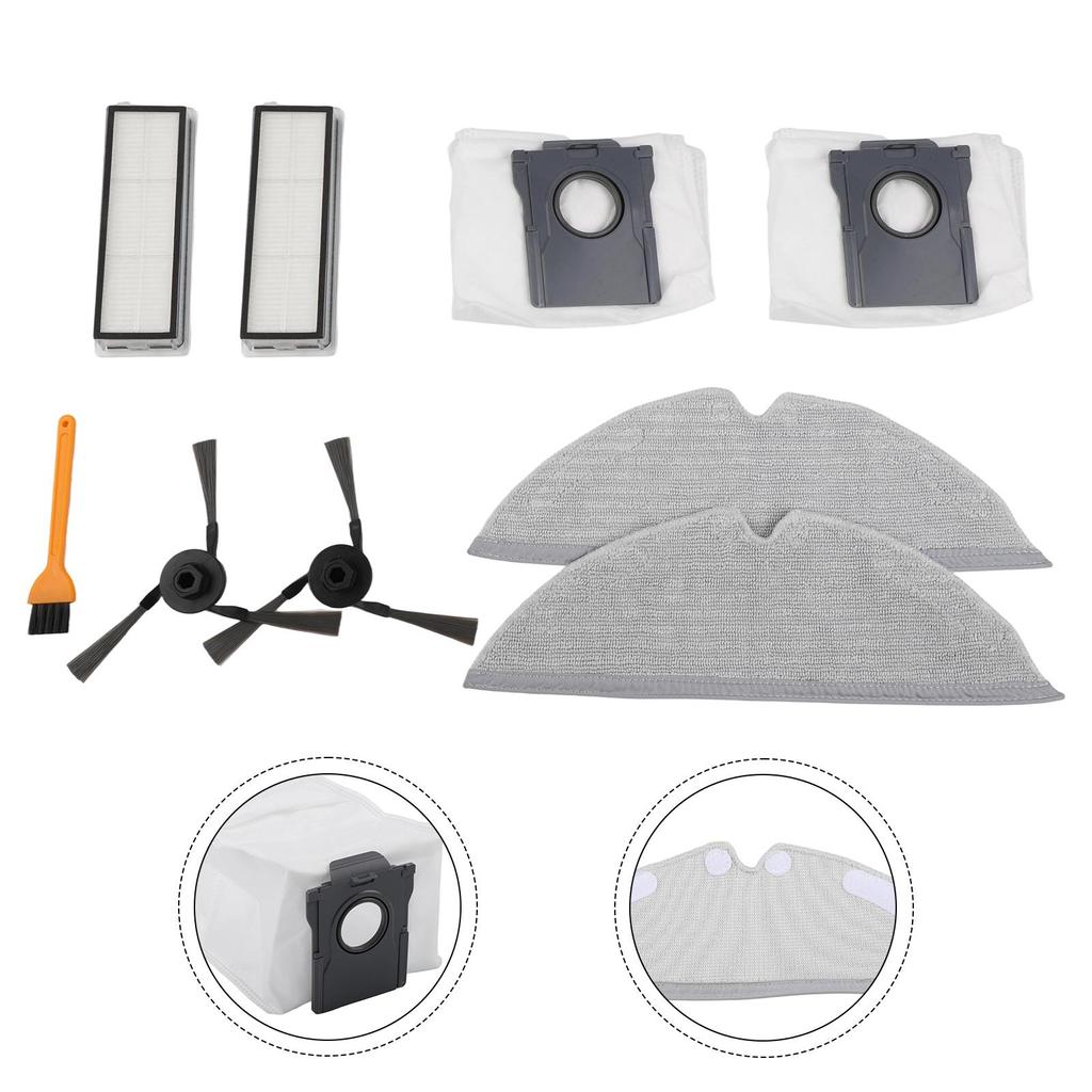< FUXIN > Bộ phụ kiện thay thế Tương thích với Robot hút bụi Dreame D20 Pro Plus