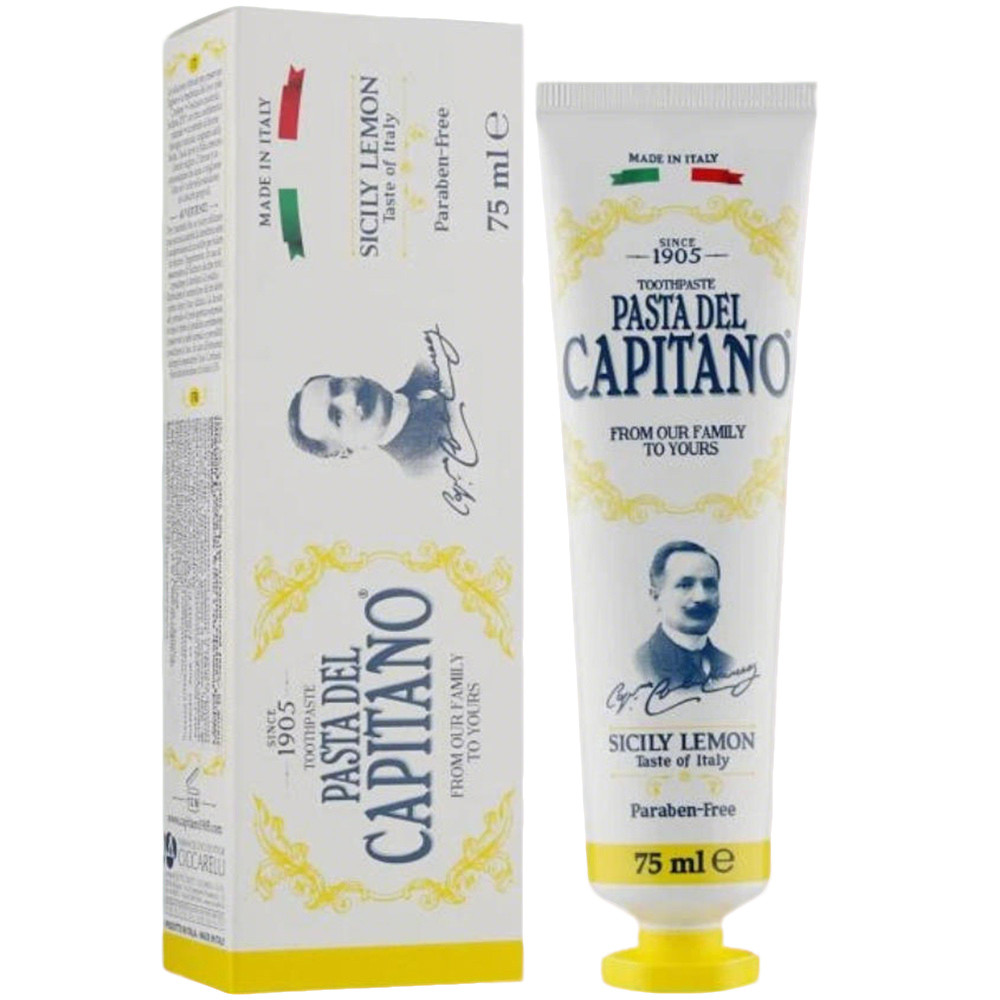 Pasta Del Capitano Sicily Lemon/Mint Toothpaste (75ml)