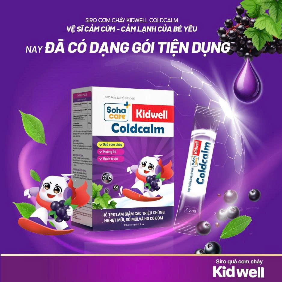 [Gift] KIDWELL COLDCALM (Hộp - 14 Gói)
