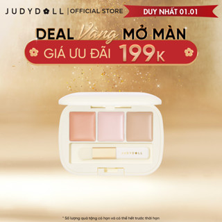 Kem Che Khuyết Điểm 3 Màu JUDYDOLL Che Phủ Siêu Nhẹ Triệt Sắc Giúp Hiệu Chỉnh Màu Da Kiềm Dầu Lâu Trôi Chống Thấm Nước Suốt 24h 