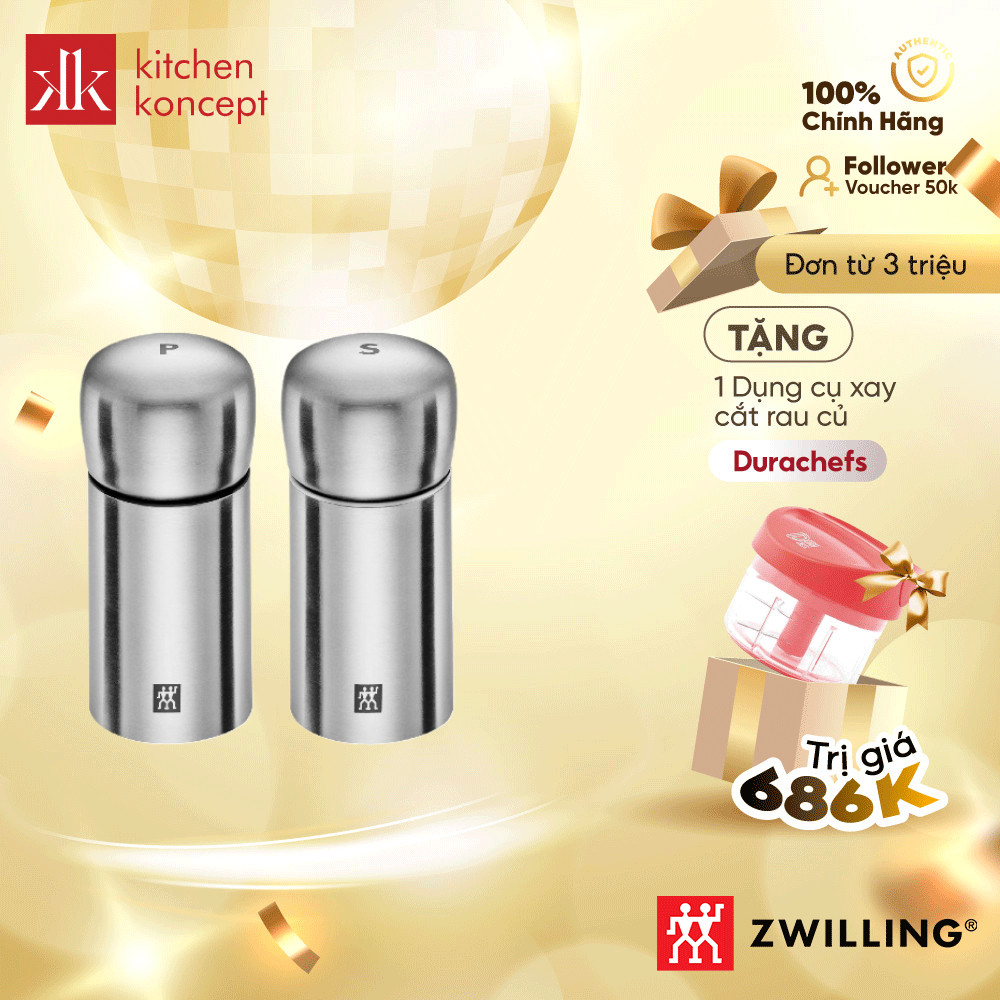 Bộ Xay Muối Và Tiêu Zwilling Spices