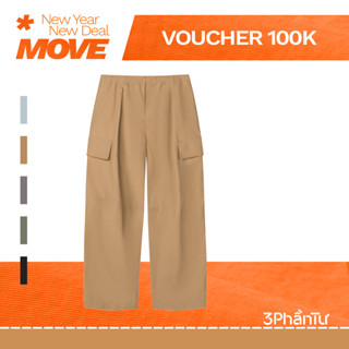  3PhầnTư - Quần Dài Cargo Ống Rộng Túi Hộp Cho Nam Nữ Vải Taslan Nhẹ Thoáng Khí - Việt Nam Nghĩ & Làm 