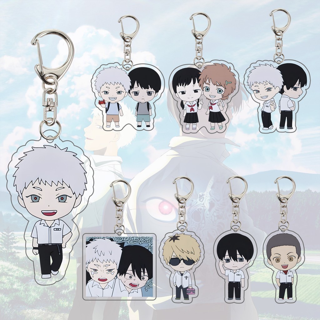 Anime "The Summer Hikaru Died" 6CM Acrylic Keychain Stand - Hikaru Indou- Yoshiki Tsujinaka Backpack