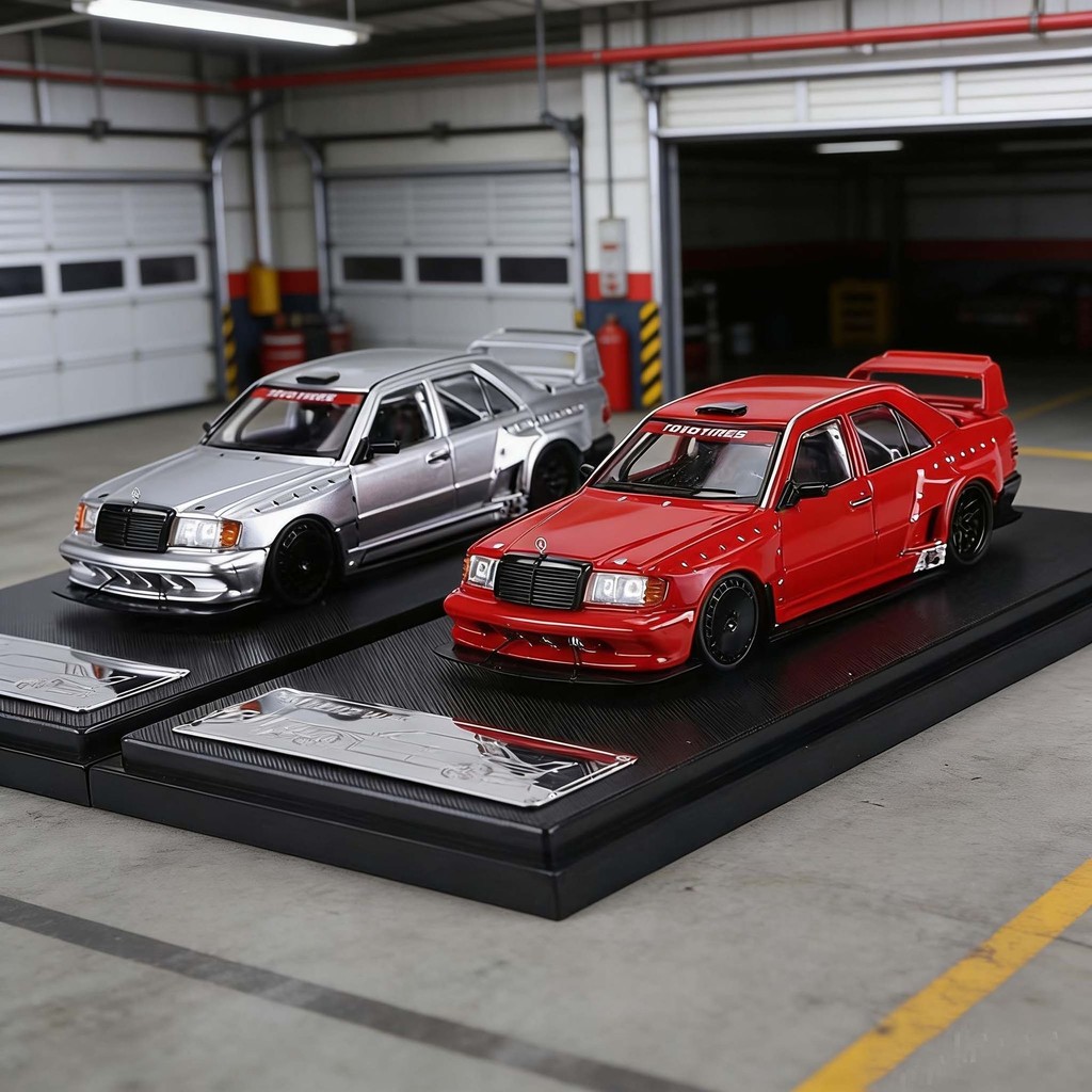 Rhino Model RM 1: 64 Mercedes-Benz 190E W124 E-Class Phiên bản sửa đổi Mẫu xe hợp kim