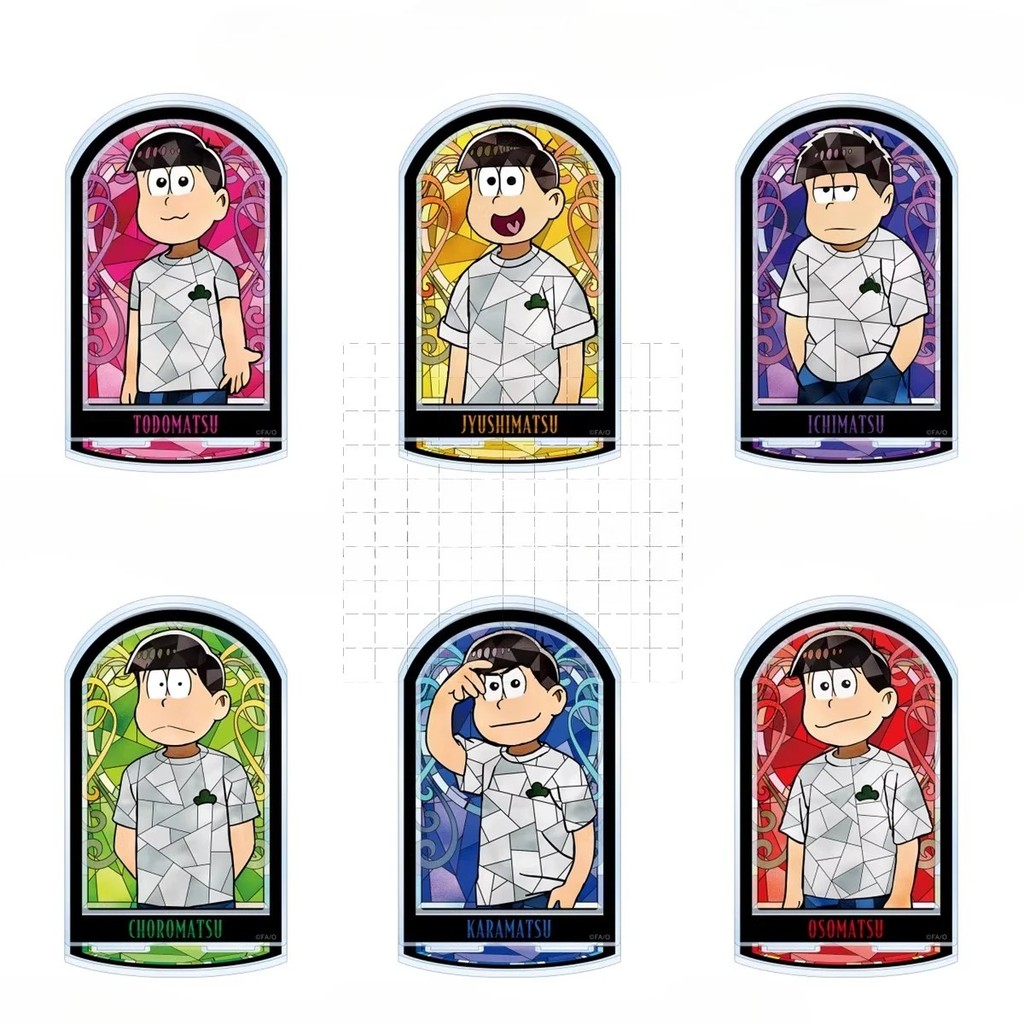 Standee Anime Osomatsu-san Mô hình Acrylic Trang trí Bàn học Osomatsu Karamatsu Choromatsu Ichimatsu