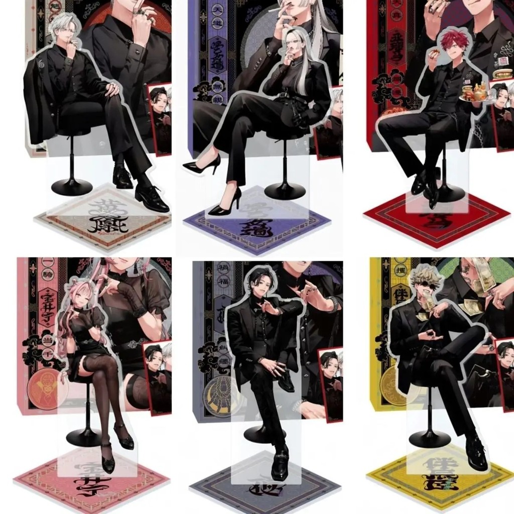 Standee Anime Gokurakugai mô hình nhân vật mica trang trí bàn học phụ kiện sưu tầm quà tặng Anime Ma