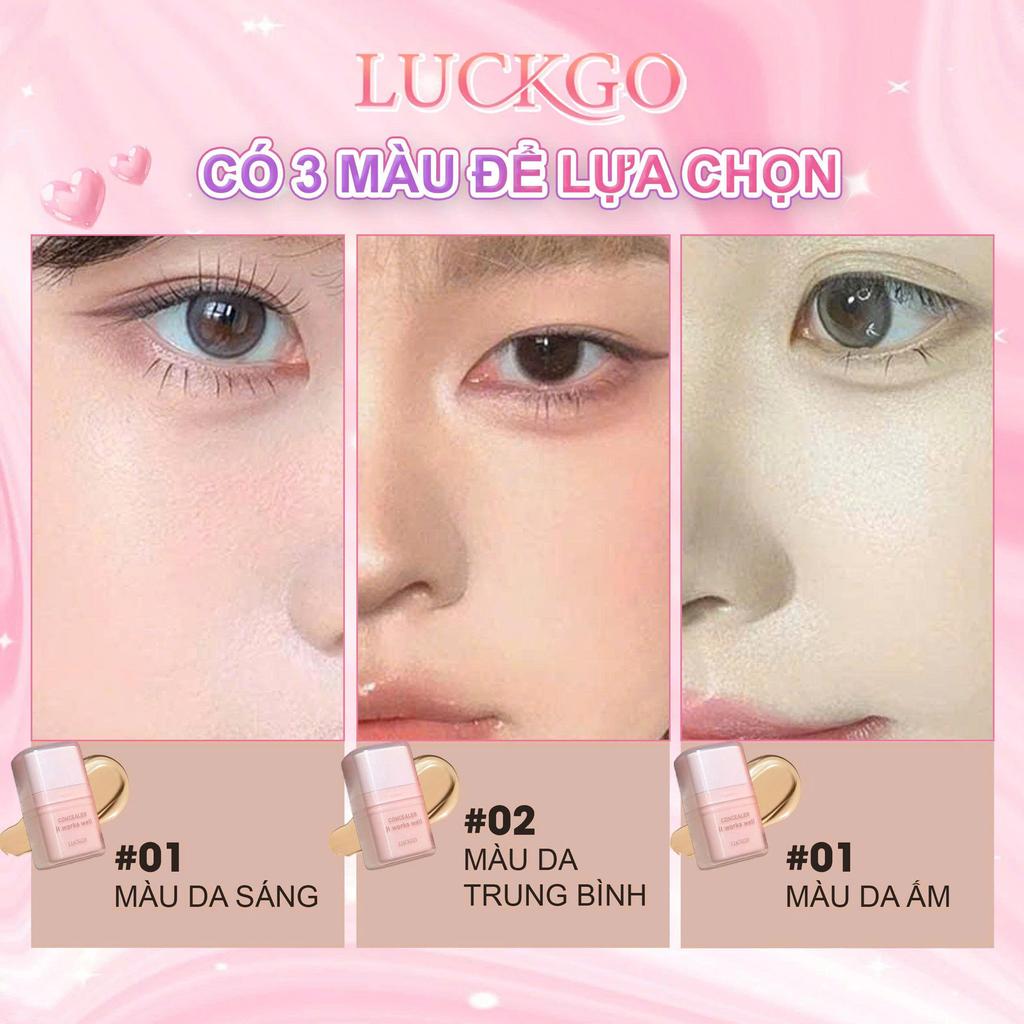 LUCKGO Kem Che Khuyết Điểm Bơ Vàng  Siêu Che Phủ - Chăm Sóc Da Hiệu Quả | BigBuy360 - bigbuy360.vn