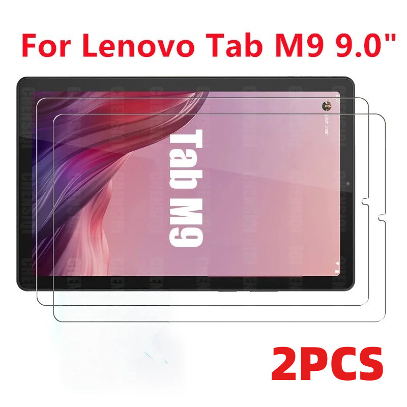 1-2 Chiếc Kính Cường Lực Chống Cháy Nổ Cho Lenovo Tab M9 M8 M7 Máy Tính Bảng Thế Hệ Thứ 3 HD Bảo Vệ 