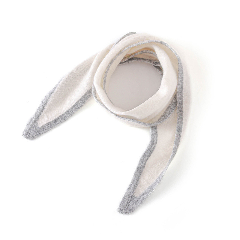 2025 Thu Đông Phiên Bản Hàn Quốc Cashmere Tam Giác Khăn Nhỏ Khăn Choàng Nữ Ấm Cổ Bảo Vệ Cổ Cổ Dệt Ki