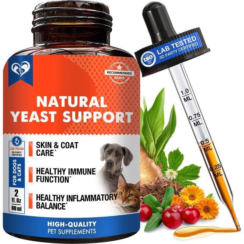 Natural Dog  and Cat Yeast Support  Tea
