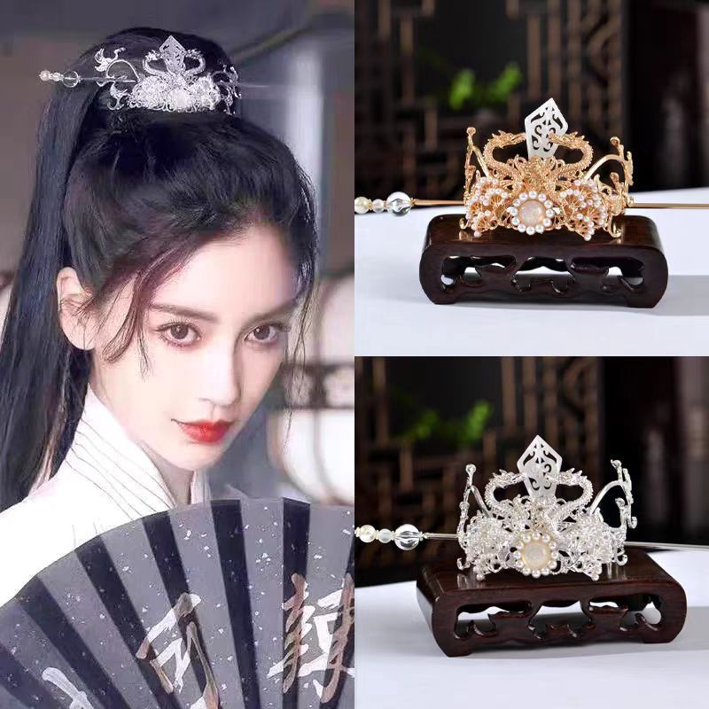 Hanfu hair accessories, hair crowns, hairpins, traditional bun and ponytail hair ornaments, head cro