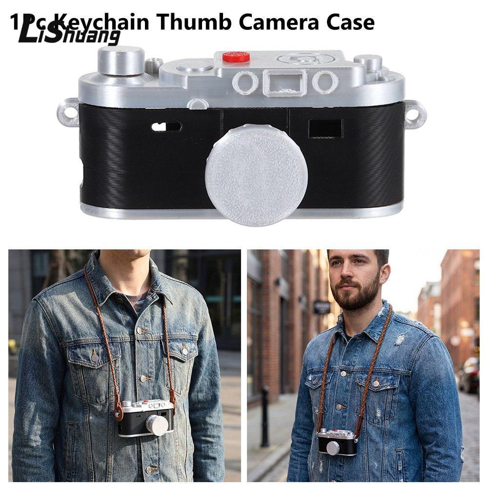 LISHUANG Móc Khóa Ngón Tay Cái Camera, Retro Niche In Hình Kỹ Thuật Số, Thiết Kế Bảo Vệ Sáng Tạo Cá 