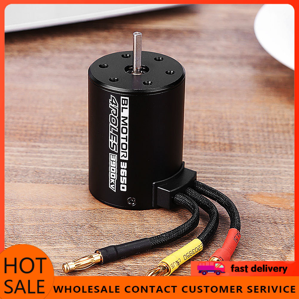 [Còn hàng] BL3650 3900KV 4 cực Động cơ không chổi than mô-men xoắn cao 12 khe cho xe tải RC 1: 10