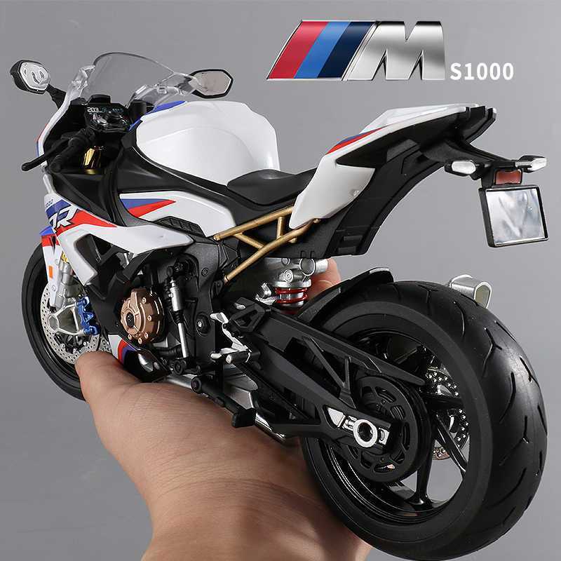 1: 10 Siêu Lớn BMW S1000RR Mô Hình Xe Máy Mô Phỏng Hợp Kim Xe Máy Tay Trang Trí Đồ Chơi Ô Tô Bé Trai