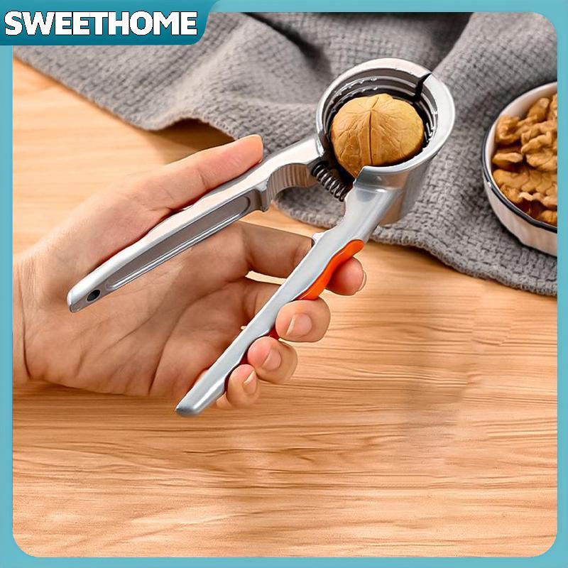 SWEETOME Hợp kim kẽm Nutcracker Sheller Crack Almond Walnut Pecan Hazelnut Filbert Nut Nhà bếp Nut S
