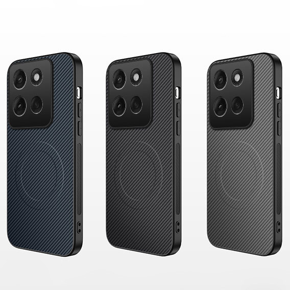Dành Cho Motorola Moto G86 / G86 Vỏ Điện Sợi Carbon Da PU Ốp Lưng Chống Sốc