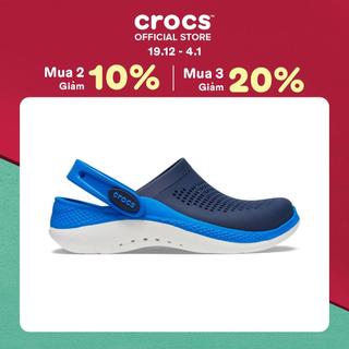  Giày Clog Trẻ Em Crocs Literide 360 - Navy Bright Cobalt 