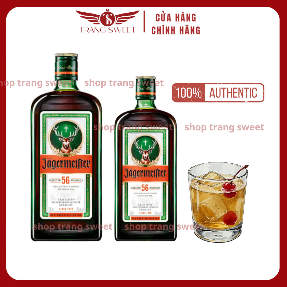 Jagermeister thảo mộc Đức 700ml 1000ml