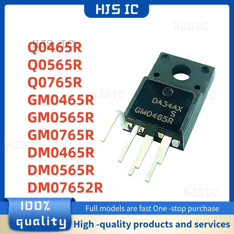 5 Chiếc Q0465R Q0565R Q0765R GM0465R GM0565R GM0765R DM0465R DM0565R DM07652R TO-220F Hiệu Ứng Trườn