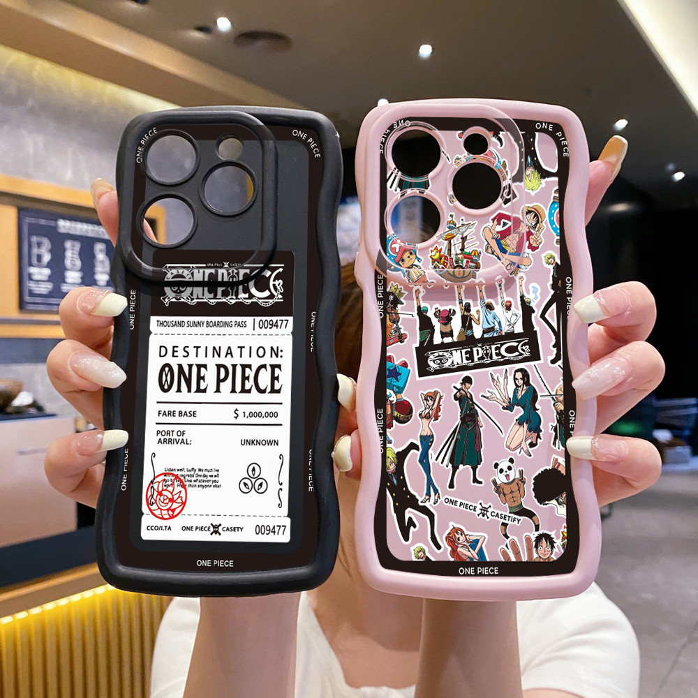 Tương thích với ITEL A70 A60 S23 Plus P40 A04 OnePice Luffy Wave Case Chống rơi XBL