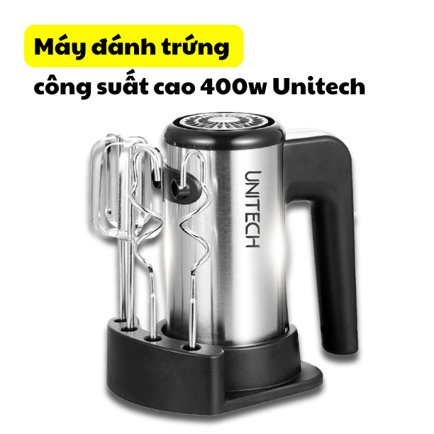 Máy Đánh Trứng Cầm Tay Unitech 400W – Đơn Giản, Hiệu Quả, Đa Năng