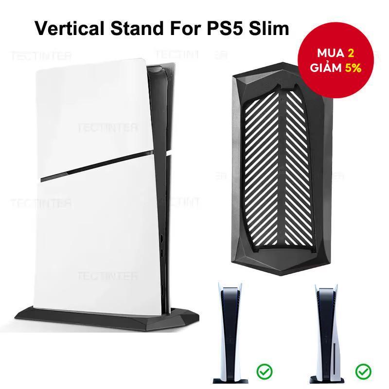 Đế tản nhiệt cho máy PS5 Slim, giá đỡ dọc cho PS5 Slim với chân chống trượt và phụ kiện PS5 Slim