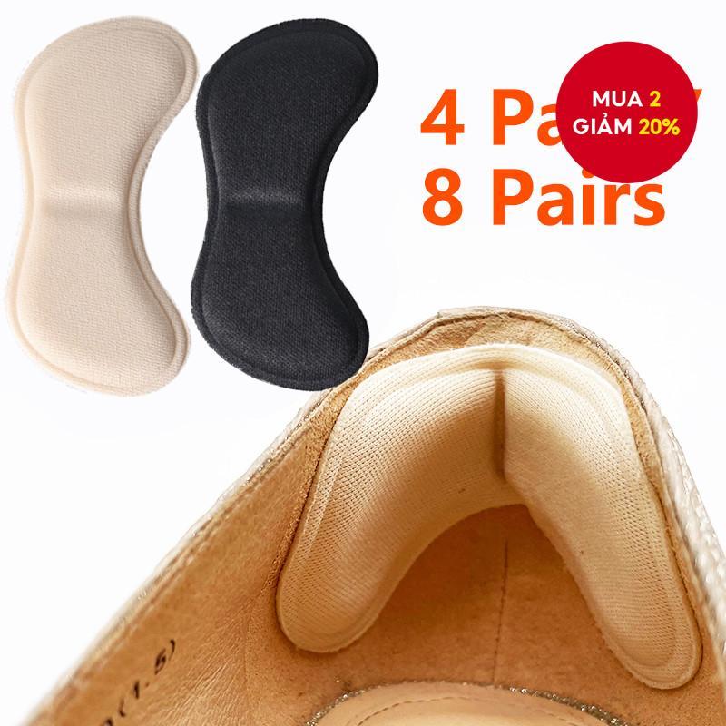 4 Cặp Miếng Lót Đế Gót Chân Đệm Giảm Đau Có Dính Lưng Chăm Sóc Và Bảo Vệ Bàn Chân