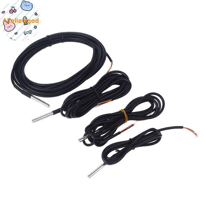 AYellowgod 1 CÁI DS18B20 Đầu dò nhiệt độ ren chống nước Cảm biến nhiệt độ Thép không gỉ cho Arduino 