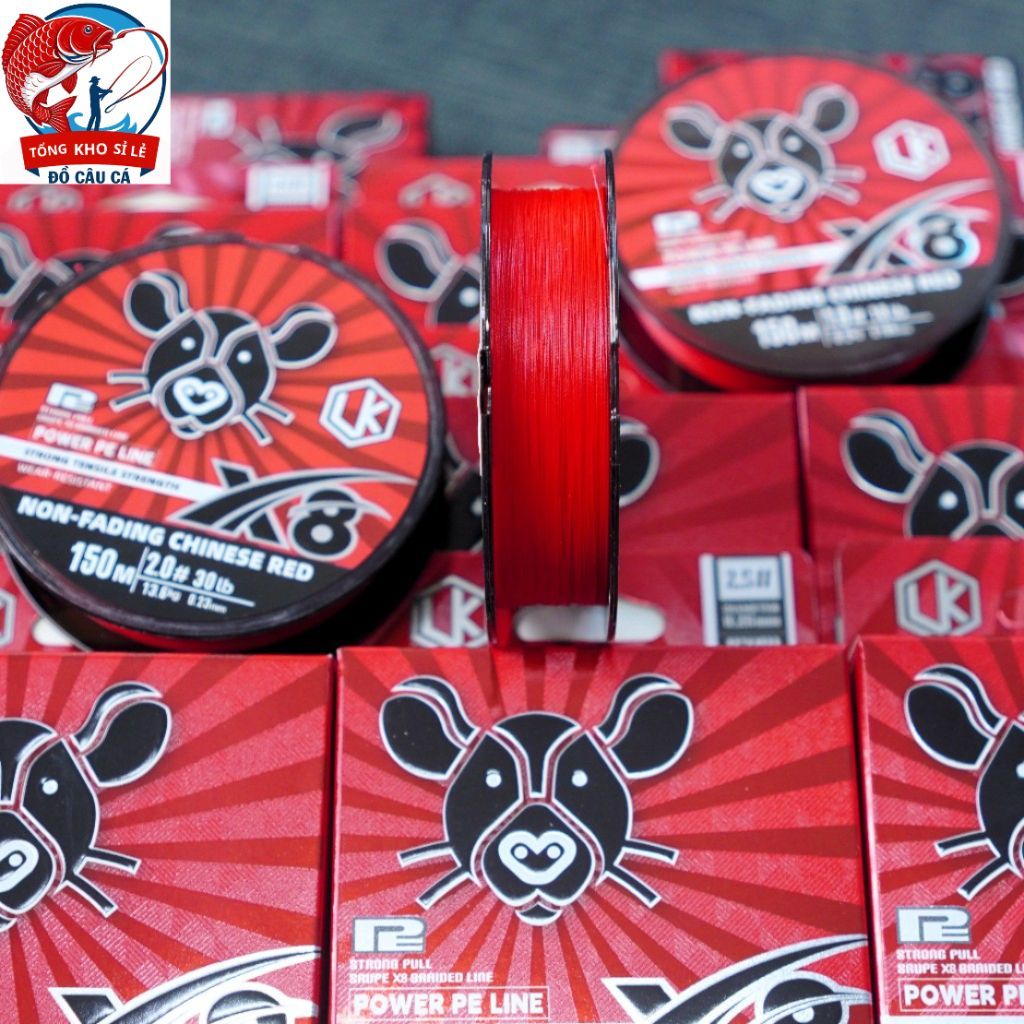 [LK HÒA] DÂY DÙ CHUYÊN CÂU LURE LK RED X8, DÂY CÂU CHUYÊN LURE LK RED 150M, DÂY LK RED KHÔNG PHAI MÀ
