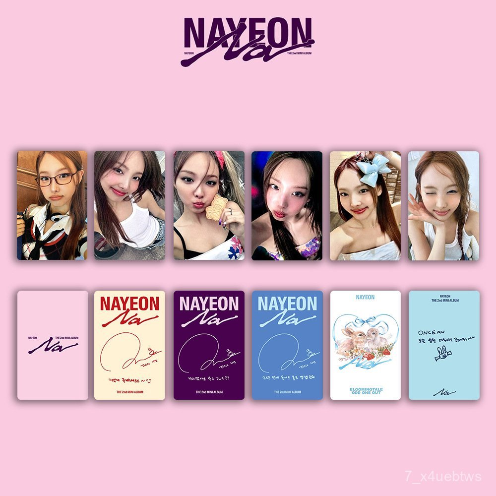 NAYEON Thẻ nhỏ ngoại vi ABCD Lin Nayeon SOLO Album NA Thẻ ngẫu nhiên TWICE Nhận diện khuôn mặt