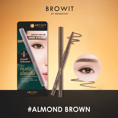 Kẻ Viền Mắt Trong Browit Dạng Sáp Sắc Nét Smooth And Slim Inner Eyeliner #Almond Brown 0.1g