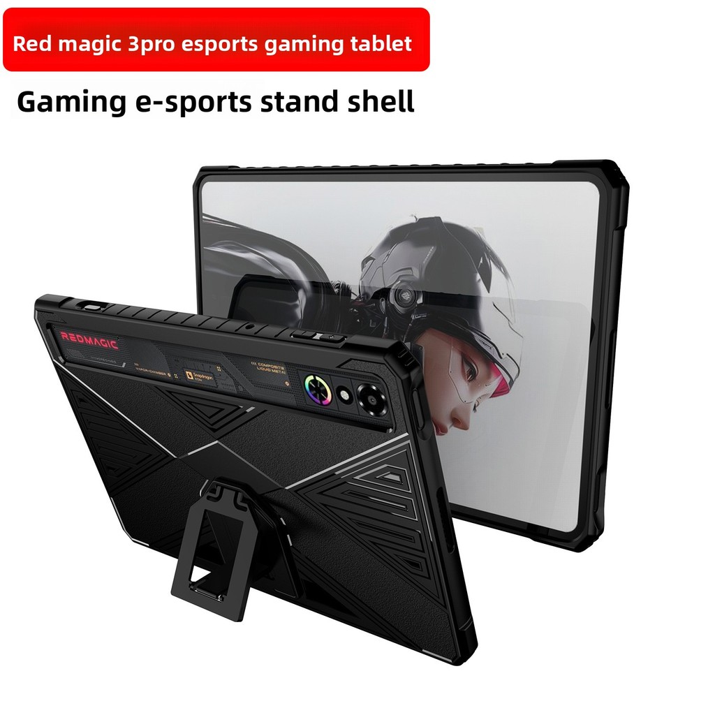 Thích hợp cho Nubia Red Devil 3 PRO Game Tablet Vỏ bảo vệ Red Devil 3 pro có giá đỡ Vỏ mềm bảo vệ