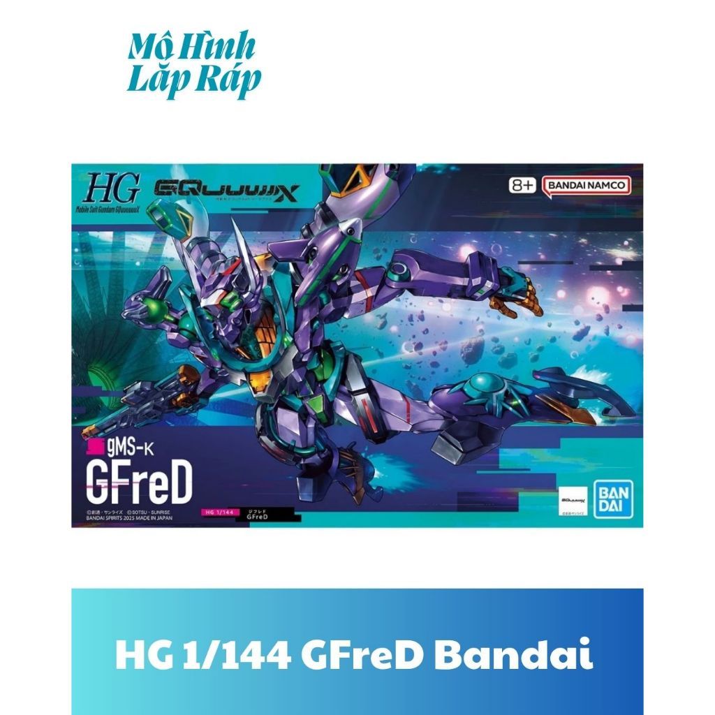 Mô Hình Lắp Ráp HG 1/144 GFreD Bandai 4573102686824 GundamPromax