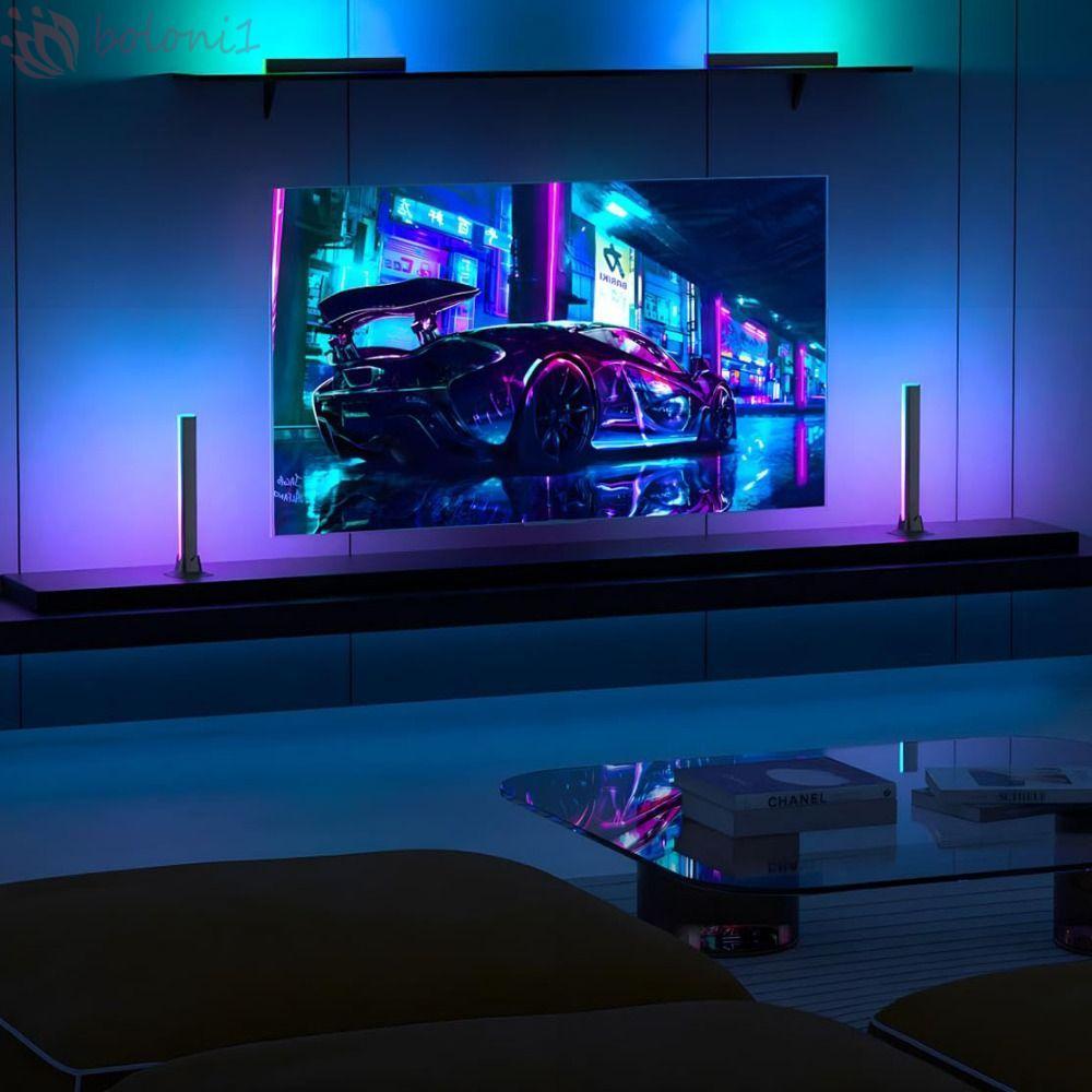 [COD] Thanh đèn LED RGB, Đèn nhịp điệu nhạc thông minh Pickup RGB, Đèn tường Đèn đồng bộ nhịp điệu c