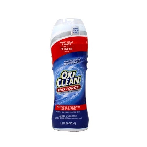 Bình tẩy vết bẩn áo quần cứng đầu Oxi Clean laundry stain remover 183ml - Max Force