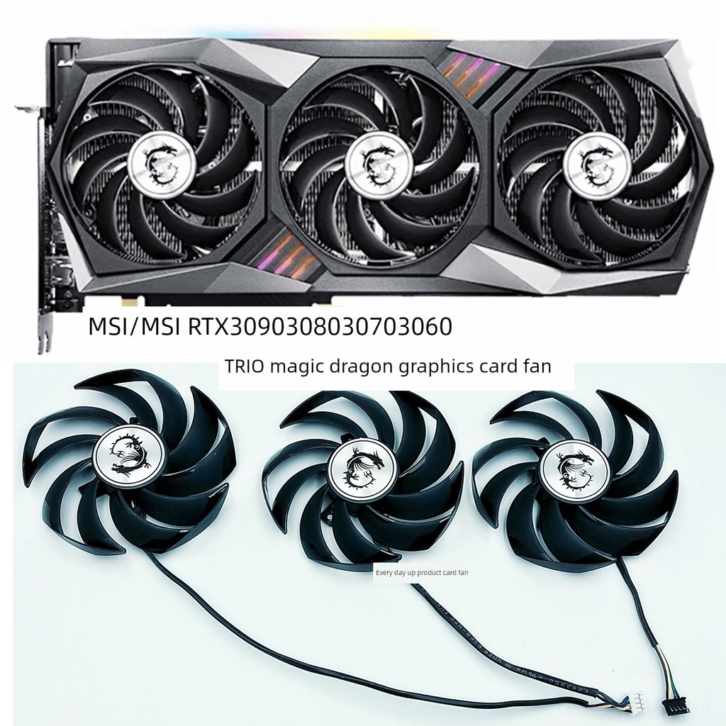 Quạt im lặng MSI / MSI RTX 3060 3070 3080 3090 / RX 6800 6800 Magic Dragon X