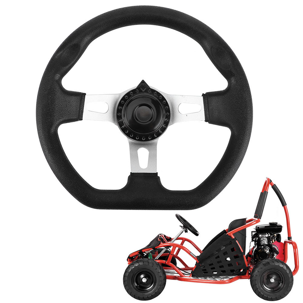 Vô lăng Kart địa hình 270mm Vô lăng Kart Xe ba cánh PU Foam Nội thất Vô lăng Thích hợp cho Xe địa hì