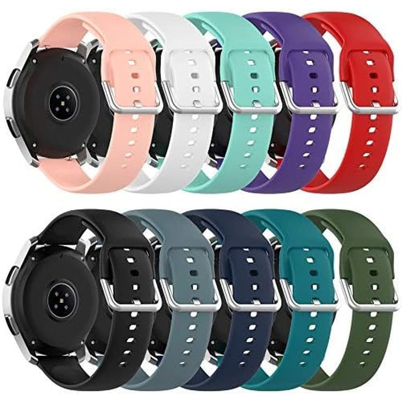 Dây đeo thể thao thay thế silicon mềm cho Galaxy Watch 46mm, thích hợp cho Samsung Galaxy Watch 3 45