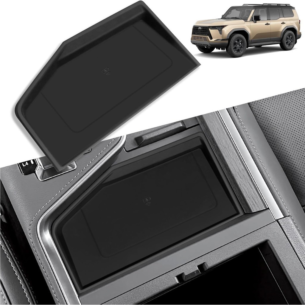 Thảm bảo vệ sạc không dây cho phụ kiện Lexus GX550 2024 2025, Bảng điều khiển trung tâm Tấm bảo vệ s