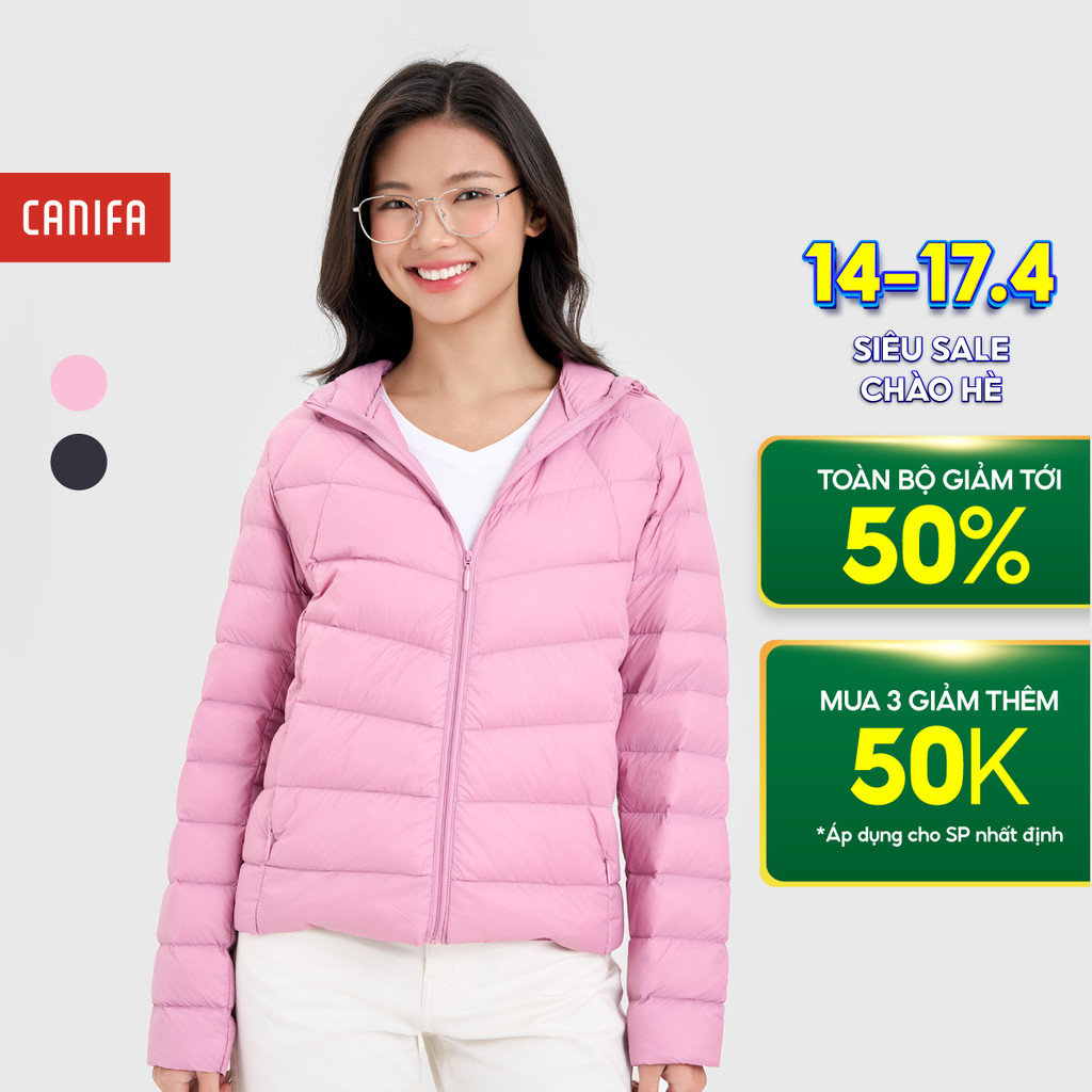 Áo khoác lông vũ nữ siêu nhẹ siêu ấm CANIFA 6OT24W012
