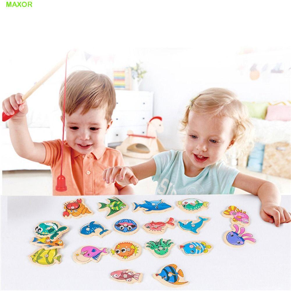 Bộ đồ chơi câu cá MAXOR, Đồ chơi câu cá biển Nhận thức trò chơi cá, Đồ chơi câu cá vui nhộn Cuộc sốn