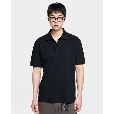 MLB - Áo polo unisex cổ bẻ tay ngắn Basic_3APQB0163-50BKS