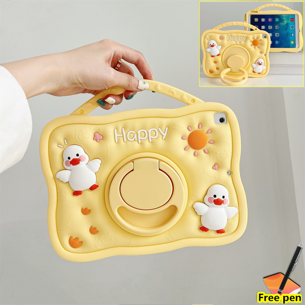 Ốp lưng tương thích cho Xiaomi Pad 5 MiPad 5 Pro 5G 11inch 2021 360°Vỏ máy tính bảng hoạt hình có ch
